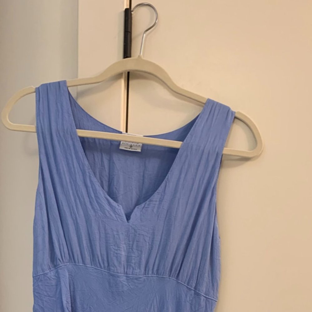 Periwinkle Color Me Cotton Rayon party dress